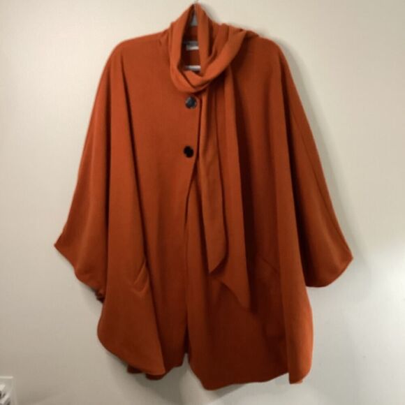LeModa Fleece Spice Colored Scarf Wrap OS NWT - Picture 2 of 7